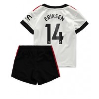 Manchester United Christian Eriksen #14 Fotballklær Bortedraktsett Barn 2022-23 Kortermet (+ korte bukser)